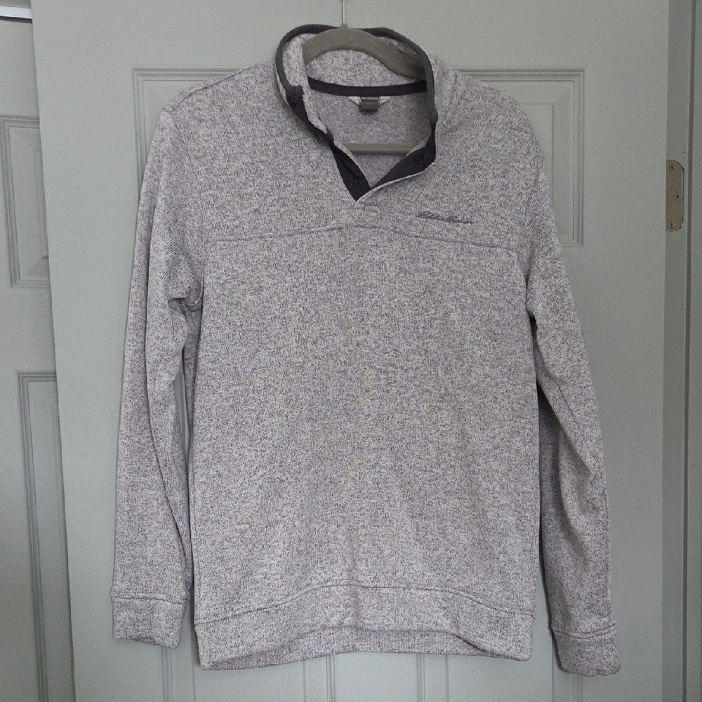Eddie Bauer Gray Knit Sweater